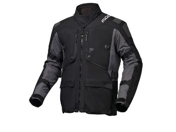 Aeris II Motorradjacke (Schwarz/Dunkelgrau)