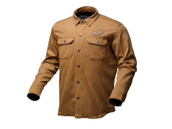 Overshirt Oliwer Motorradhelmd (Hellbraun/Sand)