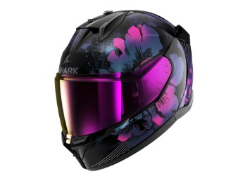 D-Skwal 3 Mayfer Integralhelm (Schwarz/Blau/Pink)