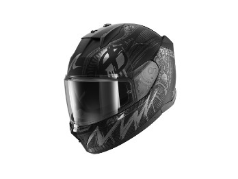 D-Skwal 3 Shiever Mat Motorradhelm (Schwarzmatt/Anthrazit/Silber)