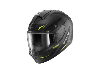 Ridill 2 Mekarium mat Motorradhelm (Anthrazitmatt/Schwarz/Neongelb)