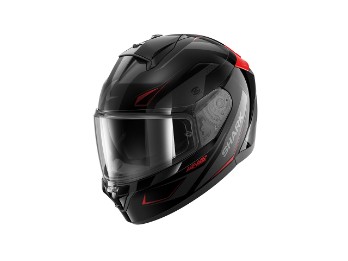Ridill 2 Mekarium Motorradhelm (Schwarz/Anthrazit/Rot)