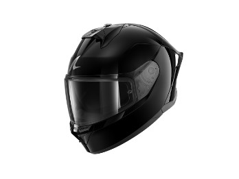 Skwal Cup Blank Motorradhelm (Schwarz)