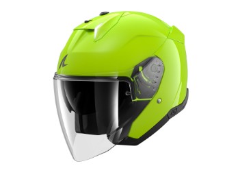 SKWAL i3 Jet Motorradhelm (Neongrün)