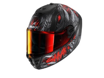 Spartan RS Shaytan Integralhelm (Schwarz/Rot/Antrhazit)