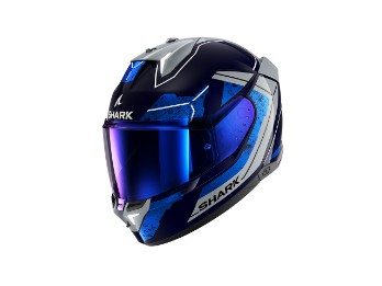 SKWAL i3 Rhad Integralhelm (blau/silber/schwarz)