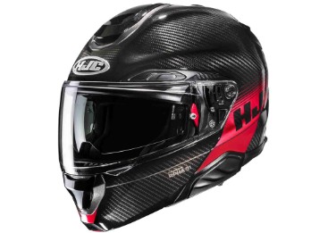 RPHA 91 Carbon Elig Klapphelm (schwarz / carbon / rot)