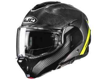 F100 Carbon Stan MC3H Klapphelm (schwarz / gelb)