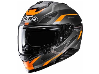 i71 Zest Integralhelm (grau / orange)