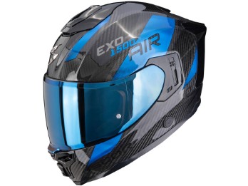 Exo-1500 Carbon Air Platted Integralhelm (schwarz / grün)