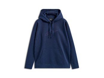 Emergent Oversized Kapuzenpullover (Navy/Blau)