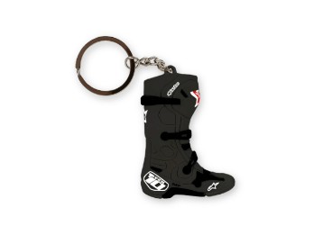 New Tech 10 Boot Schlüsselanhänger (Schwarz)