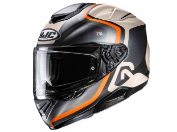 RPHA 72 Ernem MC7SF Integralhelm (schwarz / creme / orange)
