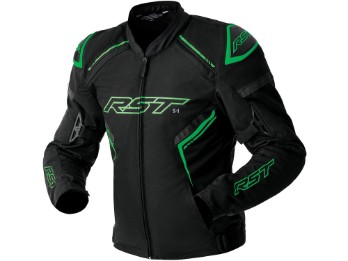 S1 D3O Motorradjacke (schwarz / grün)
