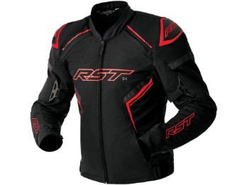S1 D3O Motorradjacke (schwarz / rot)
