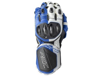 Pro Series GP D3O Motorradhandschuhe (weiß / blau)