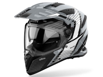 Bandit Spicy Endurohelm (grau / schwarz/ weiß)