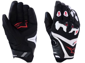 SP-R Pro Motorradhandschuhe (schwarz / weiß / rot)