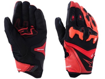 SP-R Pro Motorradhandschuhe (rot / schwarz)