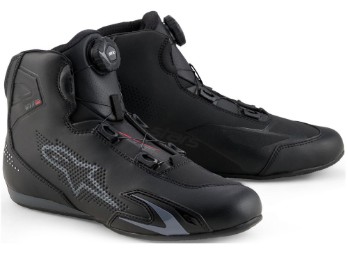 Celer Motorradschuhe (schwarz / dunkelgrau)