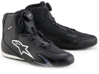 Celer Motorradschuhe (schwarz / weiß)