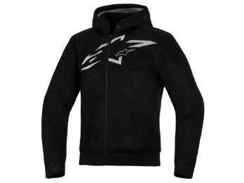 Chrome Superairflow Motorrad Hoodie (schwarz / grau / weiß)