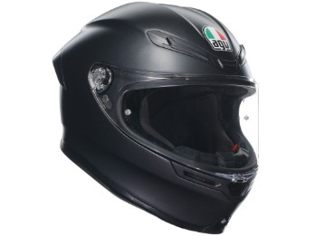 K6 S Matt Integralhelm (schwarz)