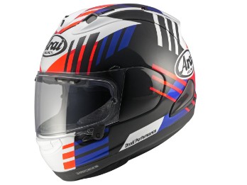 RX-7V EVO Rea SB3 Replica Motorradhelm (Schwarz/Weiß/Rot/Blau)