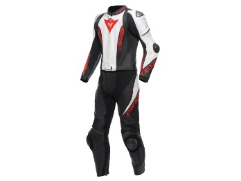 Laguna Seca 5 2tlg. Motorradlederkombi Herren (schwarz/weiß/rot)