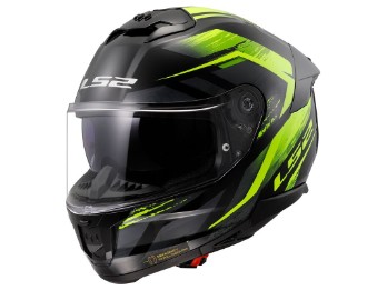 FF808 Stream ll Fury Integralhelm (Schwarz/Gelb)