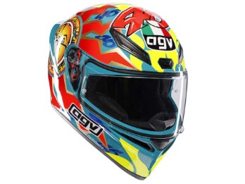 K1 S Rossi Mugello 1999 Integralhelm (türkis/rot/gelb)