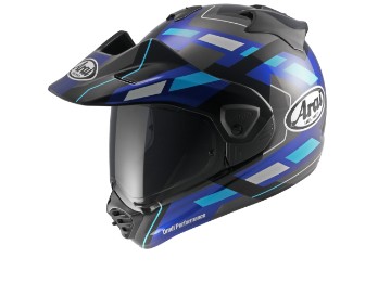 Tour-X5 Match Motorradhelm (Schwarz/Blau)