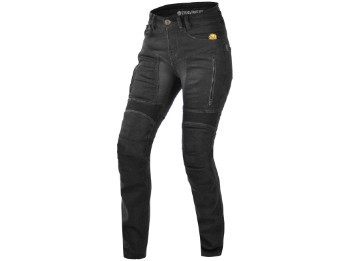 Parado Slim Fit Motorradjeans Damen (schwarz)