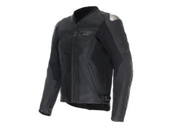 Racing 5 Motorradjacke Lang perforiert (Schwarz)
