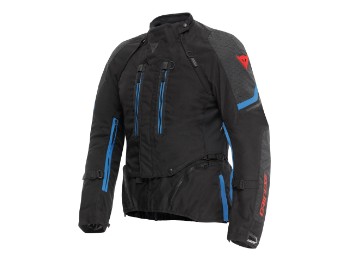 Super Adventure Absoluteshell Motorradjacke (Schwarz/Blau)
