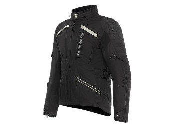 Gullfoss D-Dry Motorradjacke (Schwarz/Beige)
