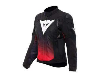 Super Sprint D-Dry Motorradjacke Damen (Schwarz/Pink/Weiß)