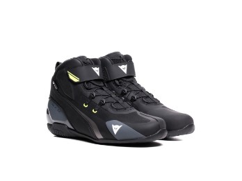 Herian D-WP Motorradschuhe (Schwarz/Weiß/Neongelb)
