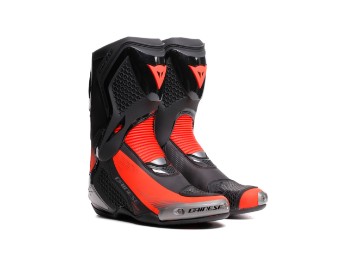 Torque 4 Motorradstiefel (Schwarz/Fluorot)