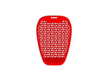 Protektoren Level 2 Hüfte unisex (rot)