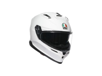 K7 Mono Motorradhelm (Weiß)