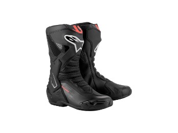 SMX-6 V3 Motorradstiefel (Schwarz/Fluorot)