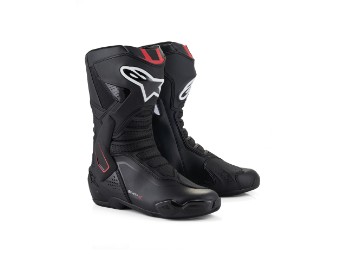 SMX-6 V3 Motorradstiefel (Schwarz/Weiß/Rot)
