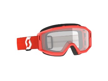 Primal Brille transparent unisex (rot)