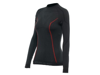 Thermo LS Funtionswäsche Langarmhemd Damen (schwarz/rot)
