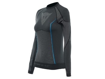 Dry LS Funktionswäsche Langarmhemd Damen (schwarz/blau)