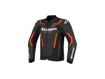 GP Force V2 Airflow Motorradjacke (Schwarz/Flourot)