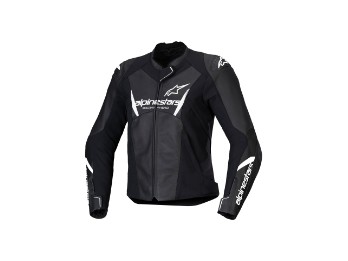 Stella Faster V3 Motorradjacke Damen (Schwarz/Weiß)