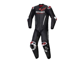 GP-R7 Motorradlederkombi 1tlg. (Schwarz/Weiß/Rot)