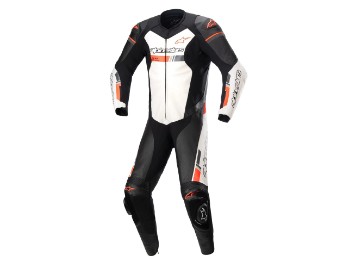 GP Force Chaser Lederkombi 1tlg. Herren (schwarz/weiß/rot)